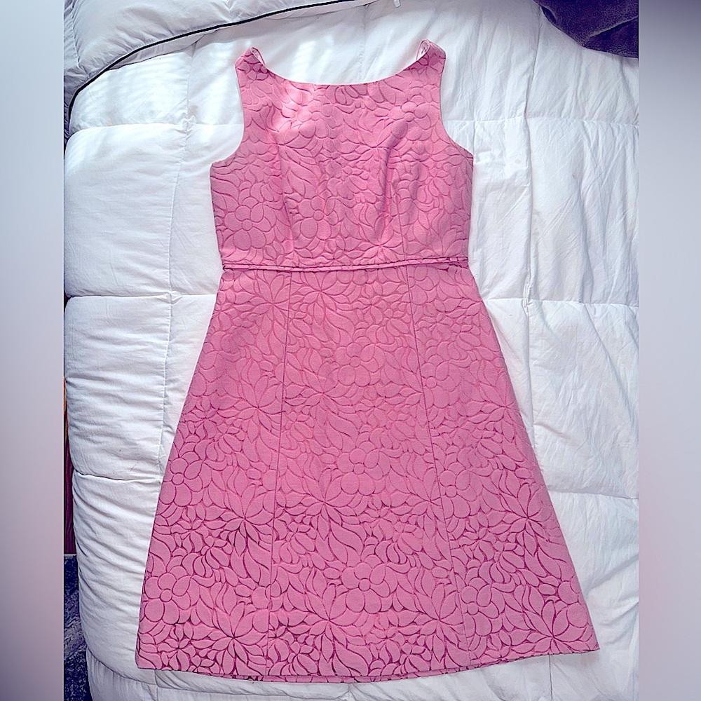 Beautiful J. Crew Floral Jacquard Dress- Size 6